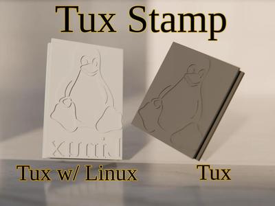 Tux stamp