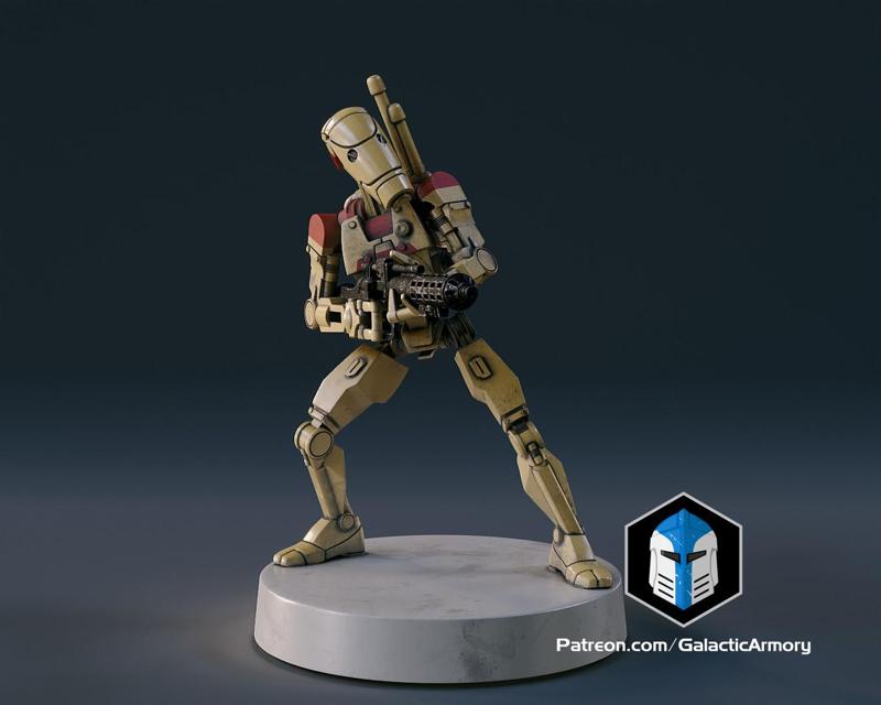 Battle Droid Figurine – Heavy