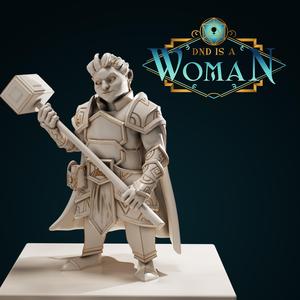 Dwarf Paladin – Griste – 28/32mm and 75mm