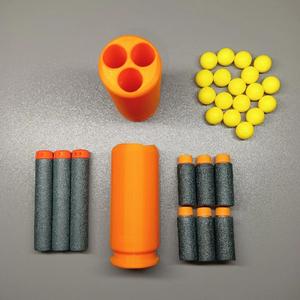 Silly Shell — 6x Short Darts — Airtight Barrels (3×2 Short Darts / 18x Foam Balls)