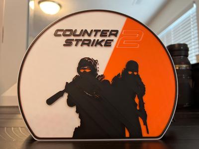 Counter Strike 2 Gaming Sign