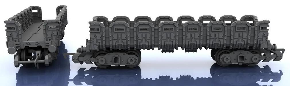 OO Train – Warhammer Style Troop Platform v1 M