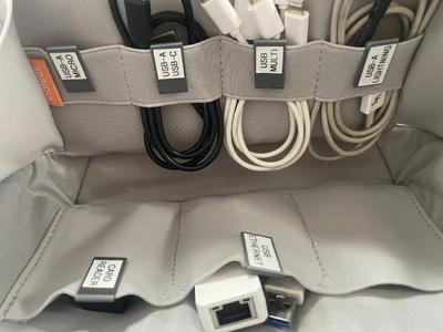 Fabric Label Clip – Cable and Misc Storage Organization