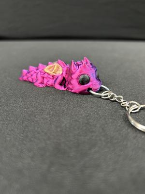 Baby Dragon B Keychain