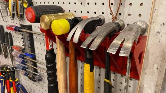 Hammer Pegboard Holder