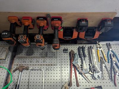 AEG/Ridgid Cordless Tool Holders