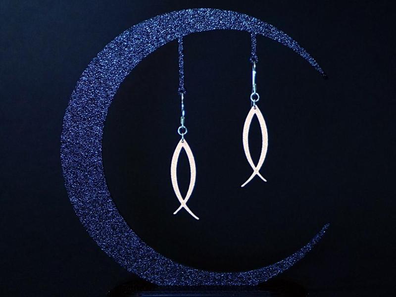 Earrings fish