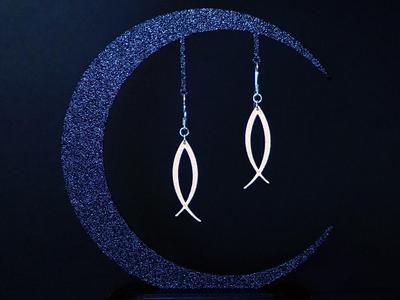 Earrings fish