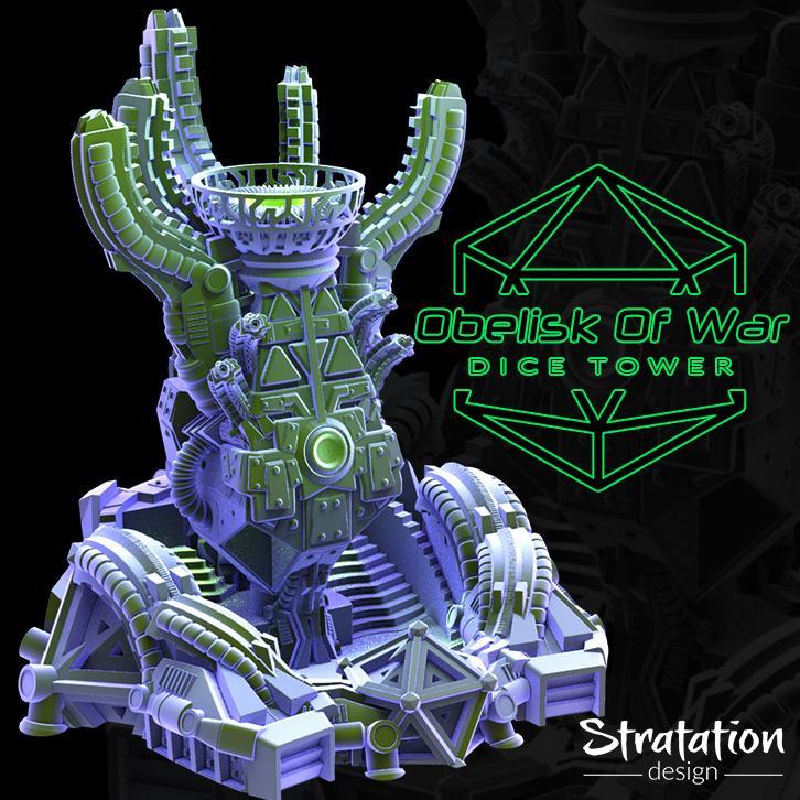 Obelisk of War Dice Tower