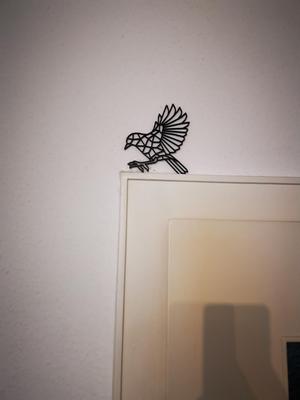 Bird Line Art - 2D Wall Art Polygonal Design