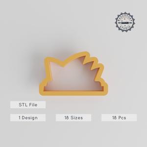 Sydney Opera House Cutter Set, 18-Piece Iconic Architecture for Cookies, Fondant & Clay, Various Sizes PRODUCT_2744