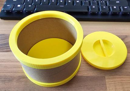 Recycled Spool Bin