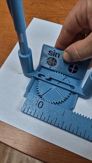 Goniometrické pravítko (goniometric ruler)