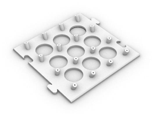 anti bird spikes base modular