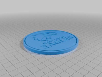 Afl West Coast Eagles coaster 