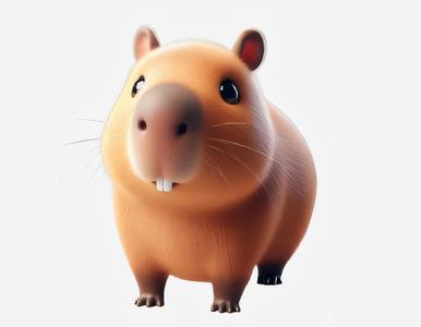 Cute Capybara Keychain