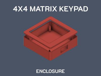 4x4 Matrix Keypad Enclosure
