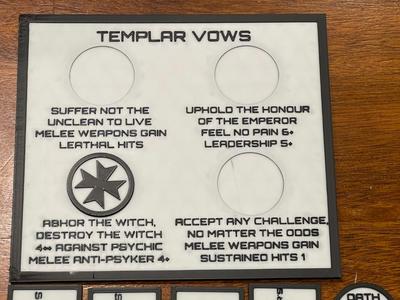 Black Templar Tokens