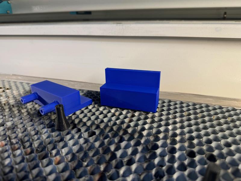 laser support shelf