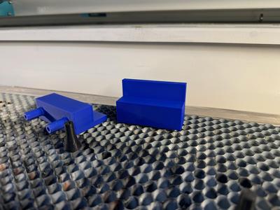 laser support shelf