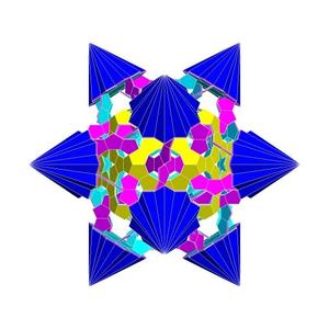 STAR NESTED DODECAHEDRAL POLYLINK 1