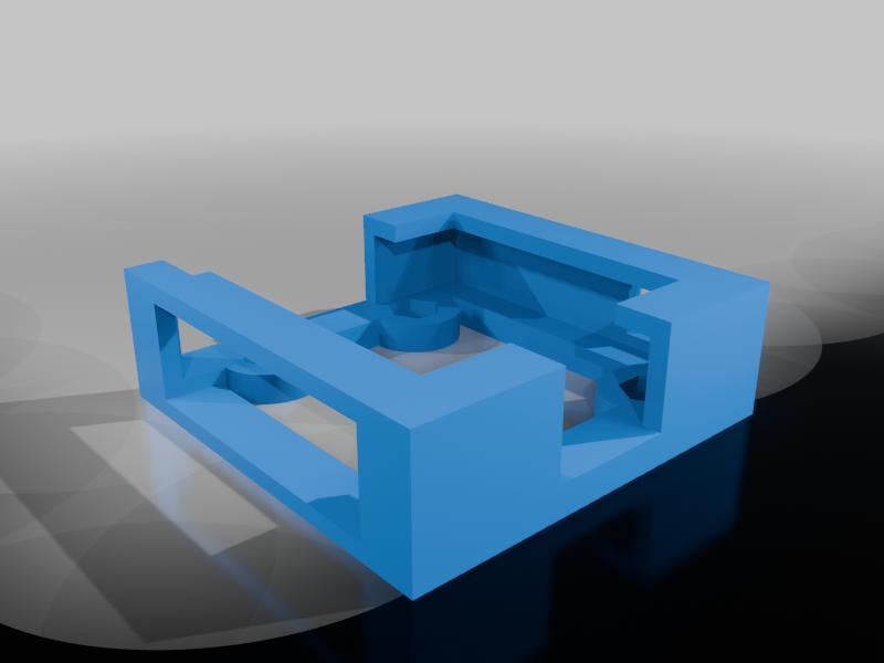 DarwinFPV BabyApe II - DJI O4 lite soft mount adapter (parametric openscad)