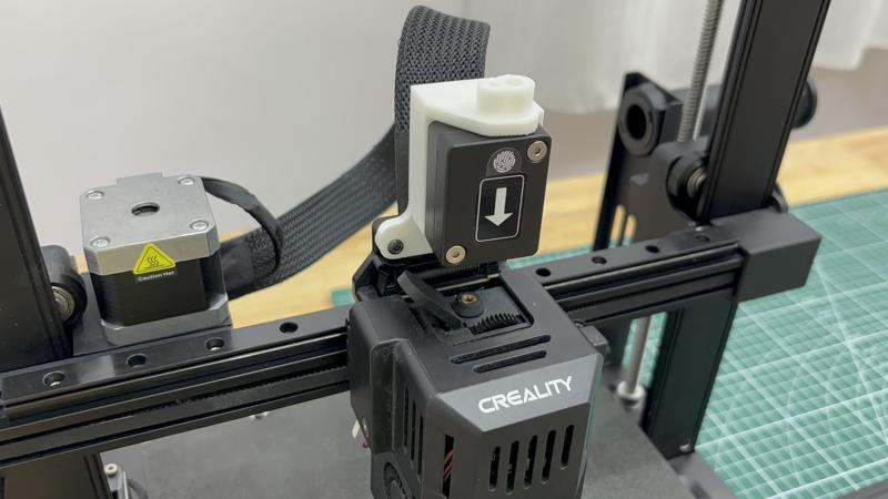 Filament runout sensor extruder mount
