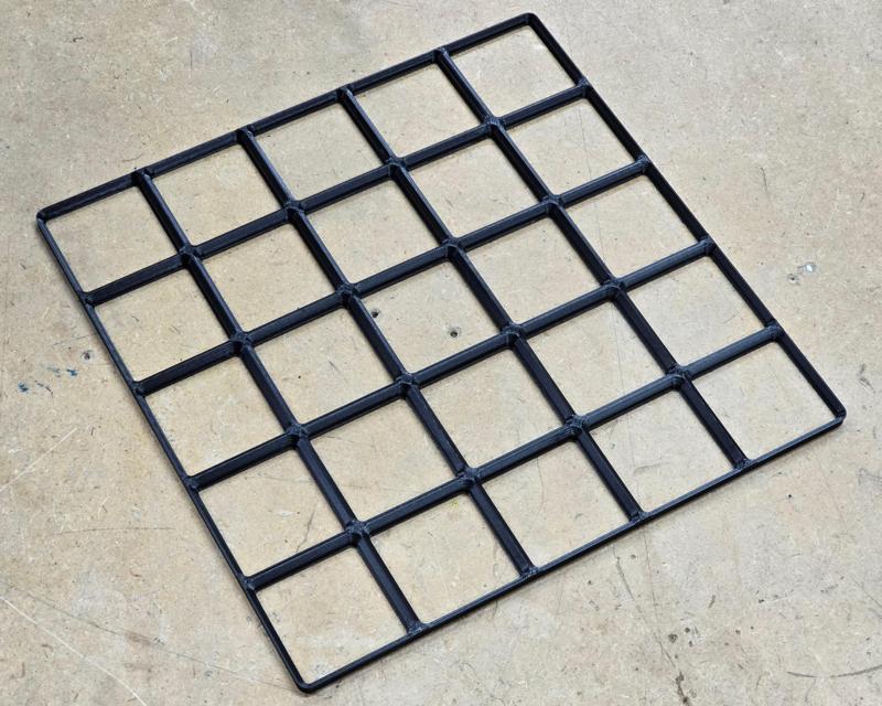 Generated STL Files from Parametric Gridfinity Baseplate