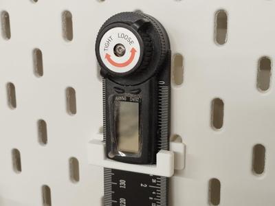 Skadis digital angle finder (protractor) holder
