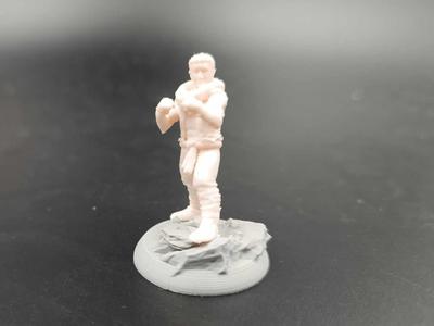 DnD Miniature Model Bases 32 mm RPG - Stone Cliff