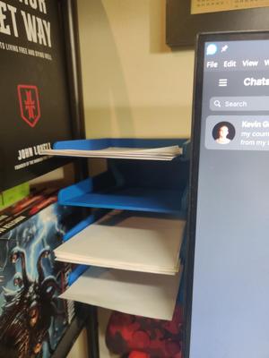 4x6 Card Quad Tray (Command Strip Mountable)