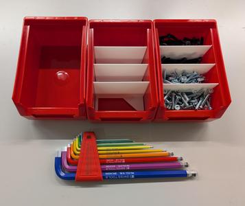 Separator for stackable box