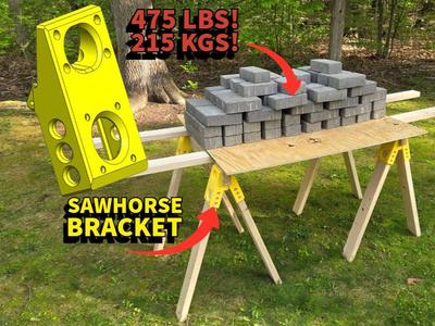Saw Horse Folding Bracket