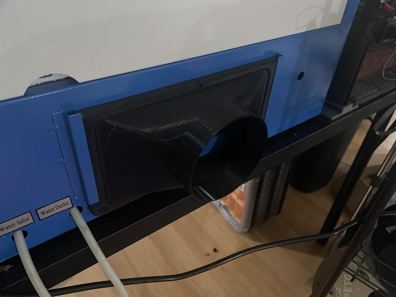 K40 Fume Extractor - Multi Piece - Ender Friendly