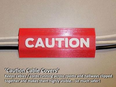 'CAUTION Cable Cover'