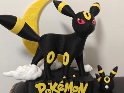 Umbreon, base accessories No AMS, glue bonding