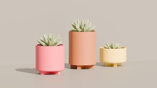 X-Base Elevated Pot Plant - Home Decoration
