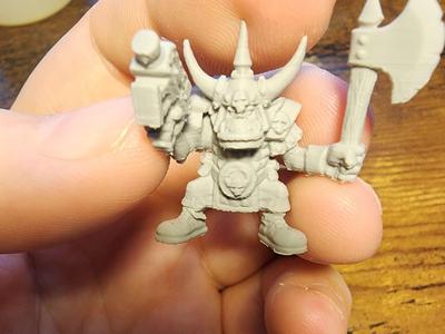 Demo Space Orc for Benchmarking Print Settings