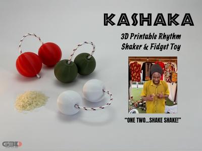Kashaka – 3D Printable Rhythm Shaker & Fidget Toy