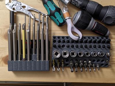 Screw bits organizers / holders