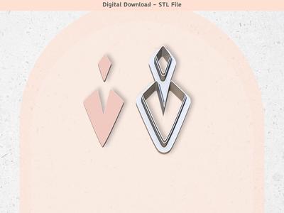 Geometric 10 Clay Cutter for Polymer Clay | Digital STL File | Clay Tools | 5 Sizes Clay Cutters