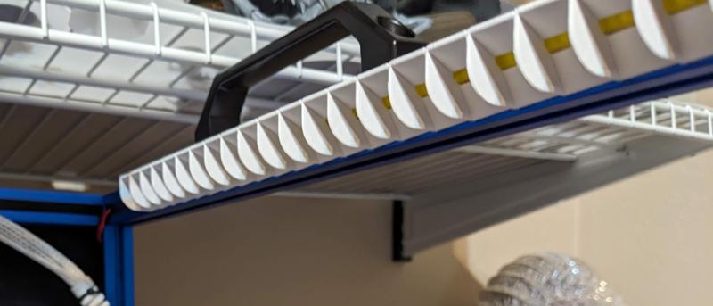 Modular LED strip clips for 2020 extrusion