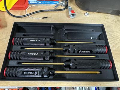 Gridfinity Hex Driver Tray