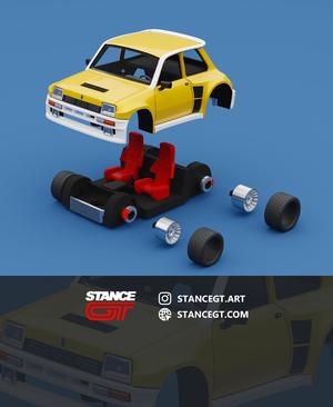 R5 TURBO | Model Kit Car