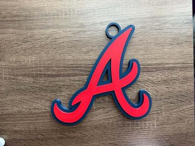 Atlanta Braves Oversized Necklace, Pendant