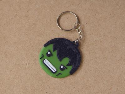 Keychain Multicolor Hulk
