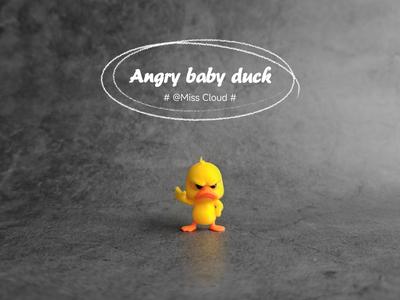 Grumpy Duckling 6 Office Decor Figurine