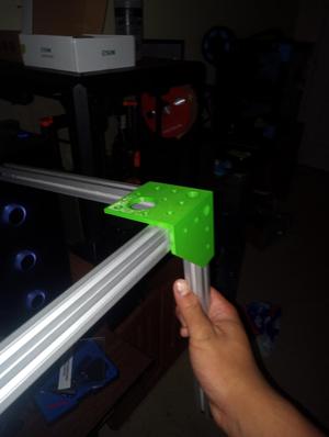 NEMA 17 corner bracket stepper motor