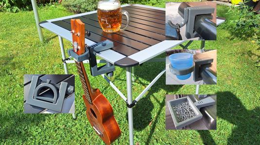 Kempingový držák ukulele (Camping ukulele holder)
