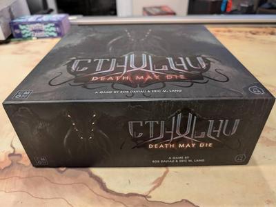 Cthulhu Death May Die - Board Game Boxes Inserts SLEEVED CARDS (holds Season 1, 2, 3, 4, Unknowable, Goat, Yog, Ithaqua, Animal Allies)